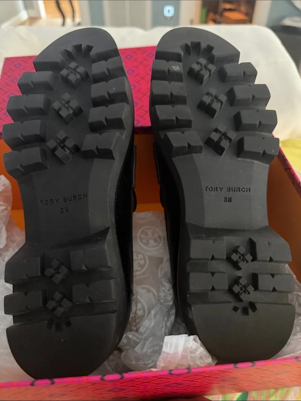 Tory Burch Mini Everly Chunky Loafer in Black